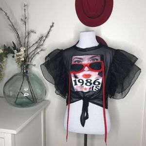 Sheer Crop Top